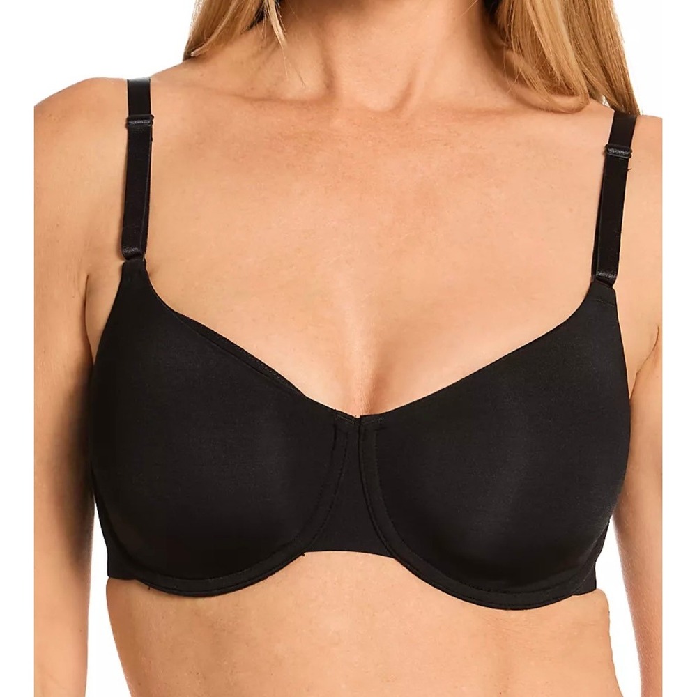 Natori Liquid Smooth Shape Underwire Bra Black 744325 36DD